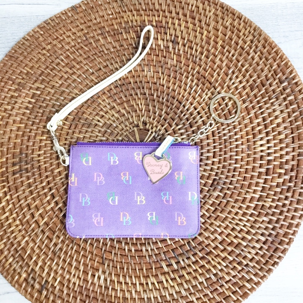 Dooney & Bourke Purple Wristlet
